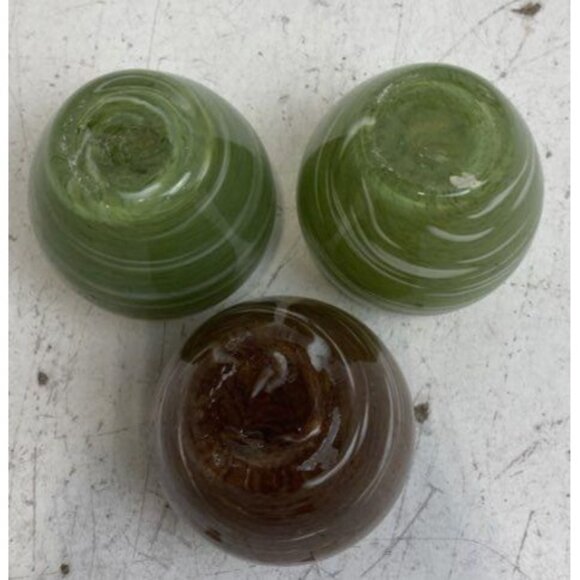 RARE Trio! Vintage Mid-Century Modern Art Glass Vases | Swirl Filigrana | MCM Ol - Picture 14 of 14